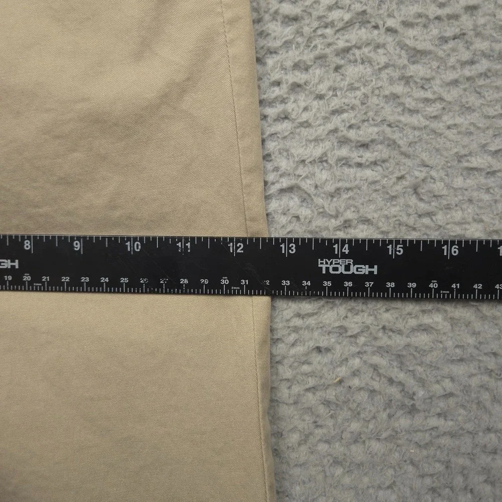 Polo Ralph Lauren Stretch Straight Fit‎ Khaki Chino Pants 36x33 Cotton